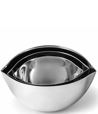 Godinger Lillibut Stainless Nut Bowls, Set of 3