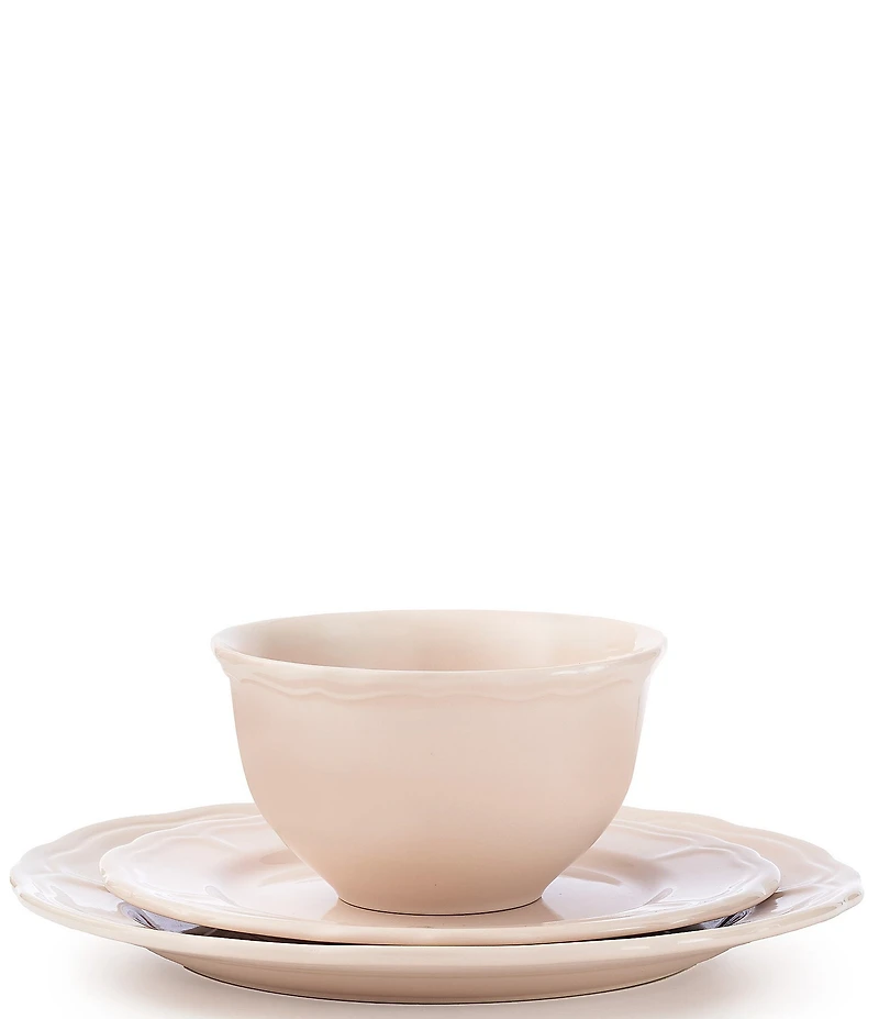 Godinger Madison 12-Piece Stoneware Dinnerware Set, Service for 4