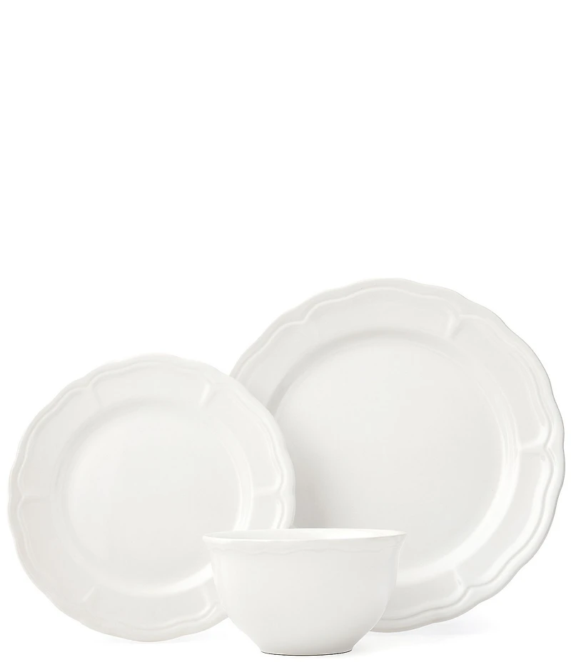 Godinger Madison 12-Piece Stoneware Dinnerware Set, Service for 4