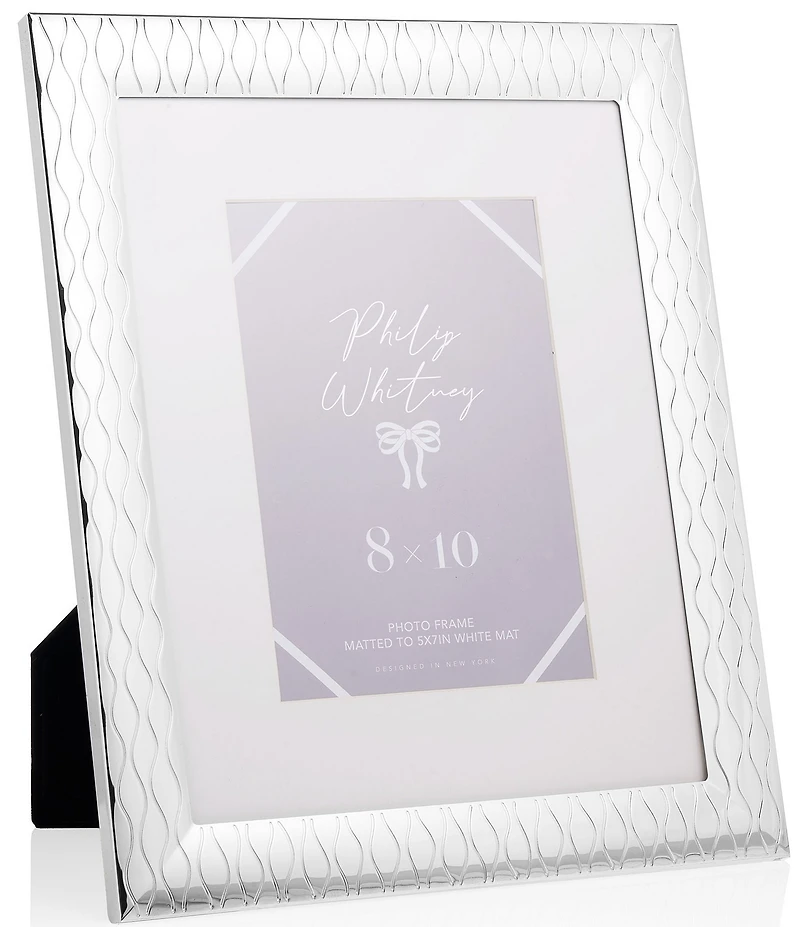 Godinger Motion Silver Photo Frame 5x7 - Set of 2
