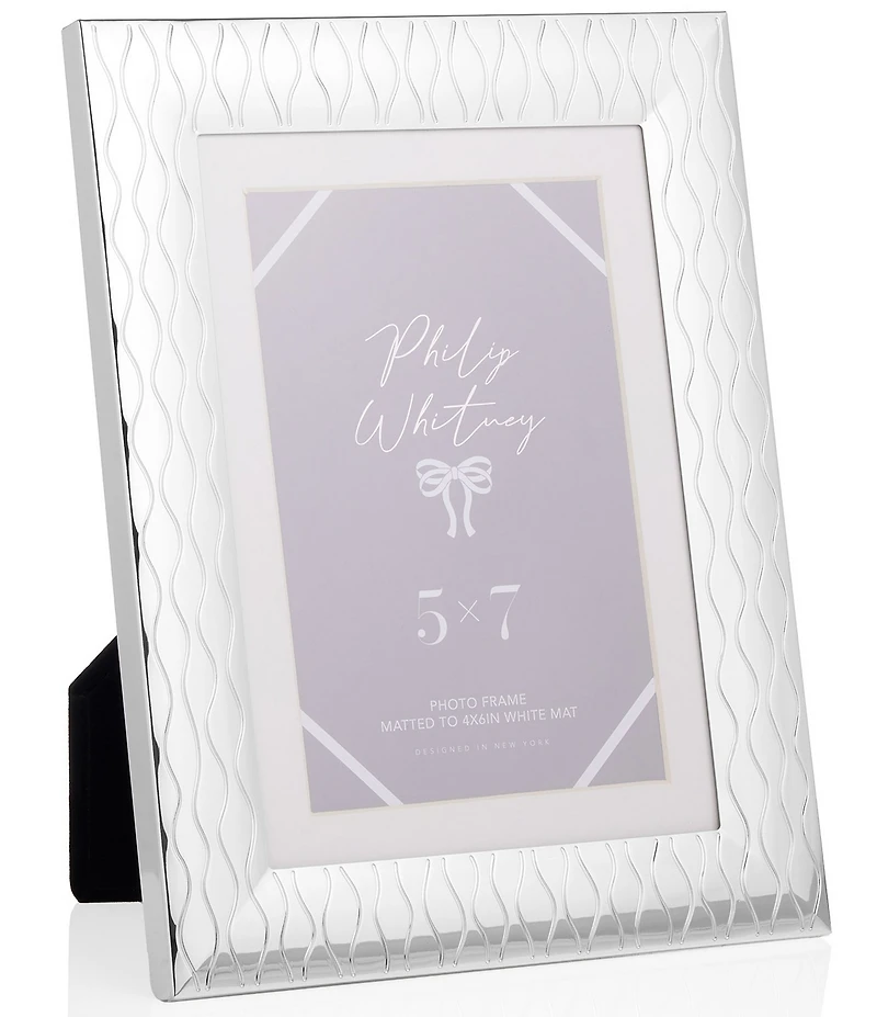 Godinger Motion Silver Photo Frame 5x7 - Set of 2