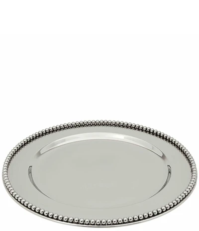 Godinger Perles Stainless Steel Charger Plate