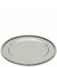 Godinger Perles Stainless Steel Charger Plate
