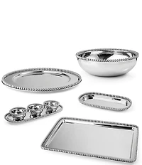 Godinger Perles Stainless Steel Serving Bowl 11#double;
