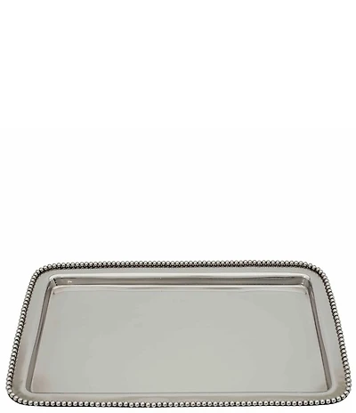 Godinger Perles Stainless Steel Serving Tray, 20#double; x 13#double;