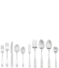 Godinger Wayland Matte 18/10 Stainless Steel Flatware Set, Service for 8