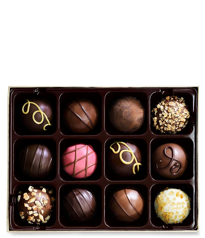 Godiva 12-Piece Signature Chocolate Truffles Gift Box