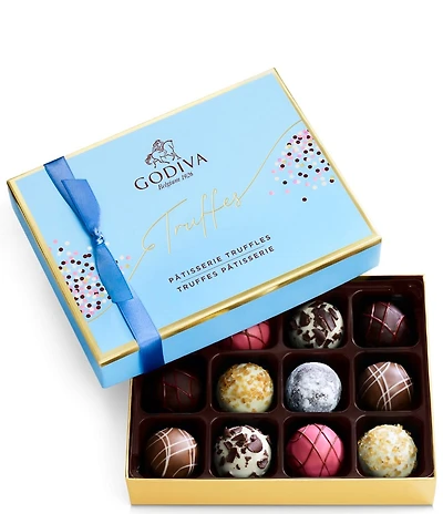 Godiva Patisserie Dessert Truffle Gift Box, 12-Piece