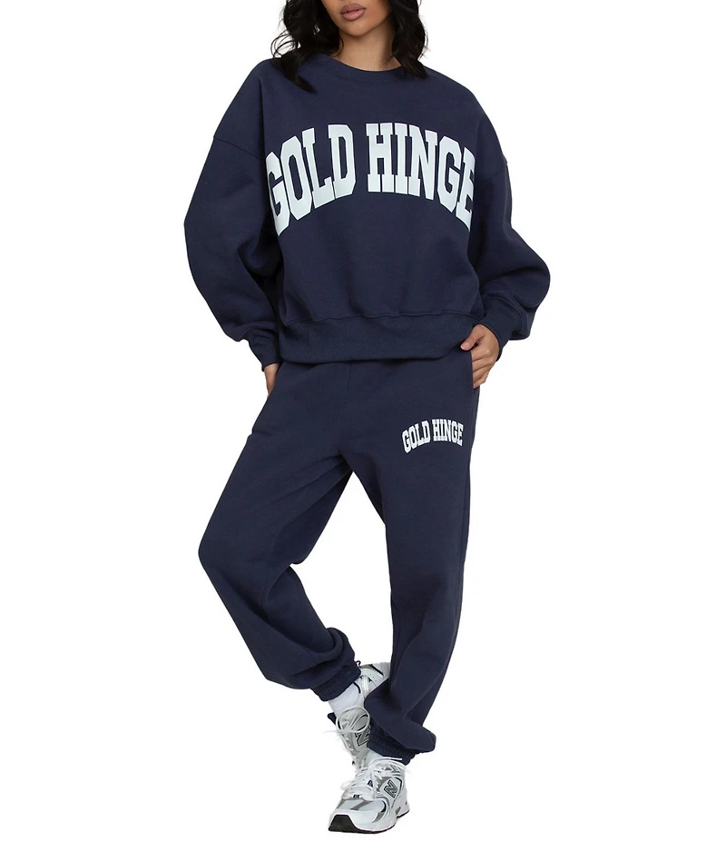 GOLD HINGE Elastic Waistband Pull-On Sweatpants