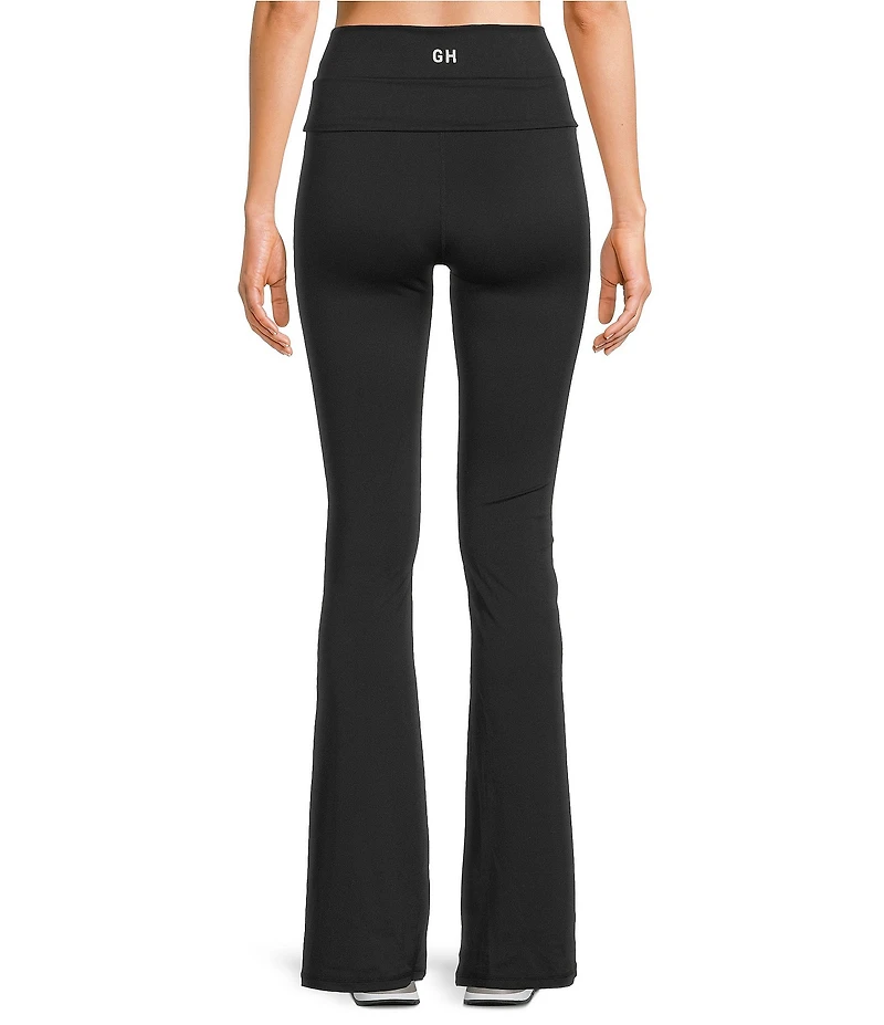 GOLD HINGE Essential Foldover High Rise Flare Pants