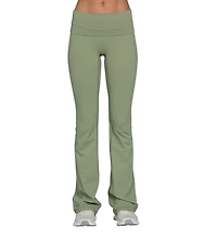 GOLD HINGE Essential Foldover High Rise Flare Pants