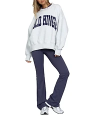 GOLD HINGE Essential Foldover High Rise Flare Pants