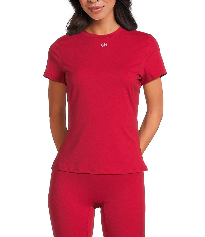 GOLD HINGE Essential Short Sleeve Crew Neck Top