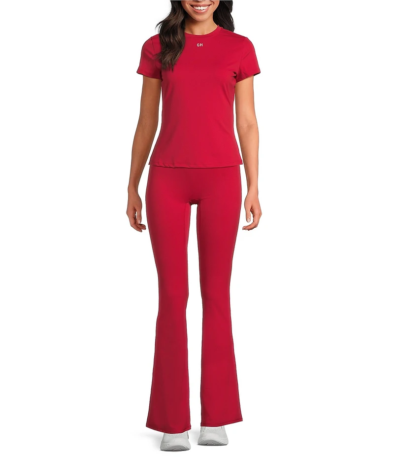 GOLD HINGE Essential Short Sleeve Crew Neck Top