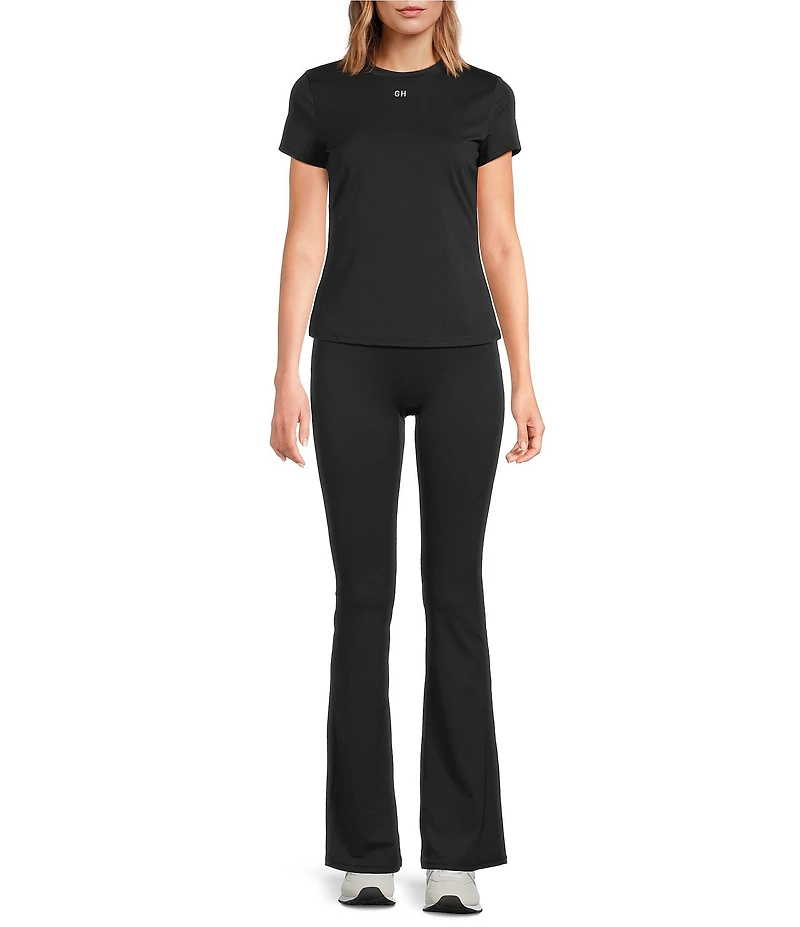 GOLD HINGE Essential Short Sleeve Crew Neck Top