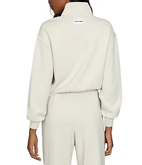 GOLD HINGE LuxeSoft™ Lounge Coordinating Quarter-Zip Long Sleeve Pullover