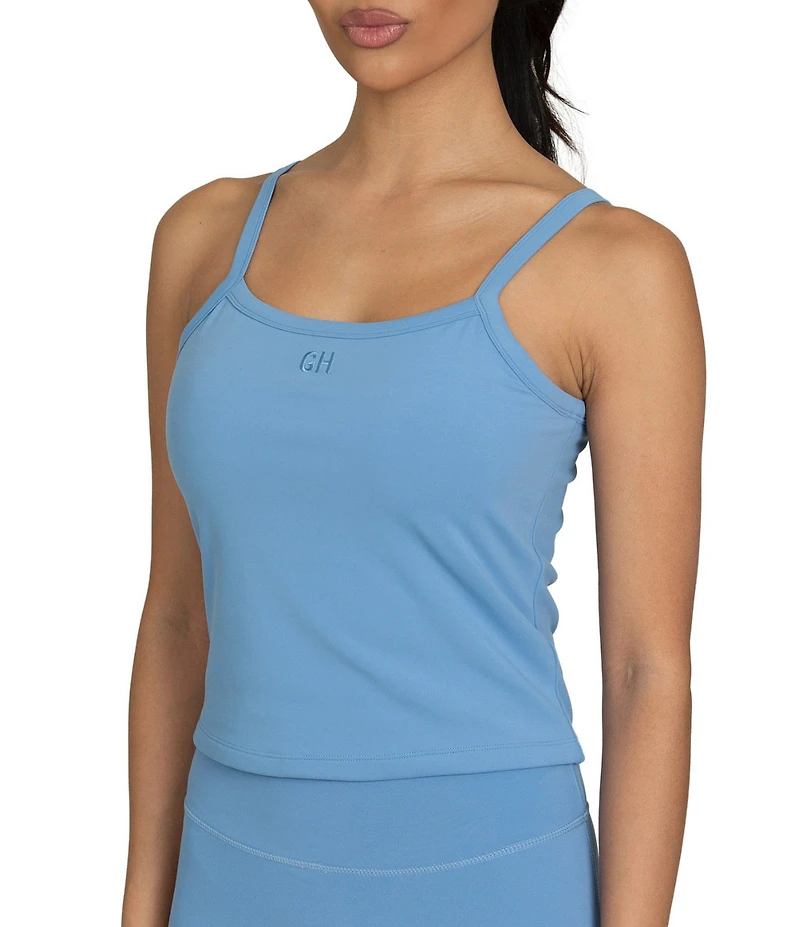 GOLD HINGE MotionCloud Square Neck Sleeveless Cami