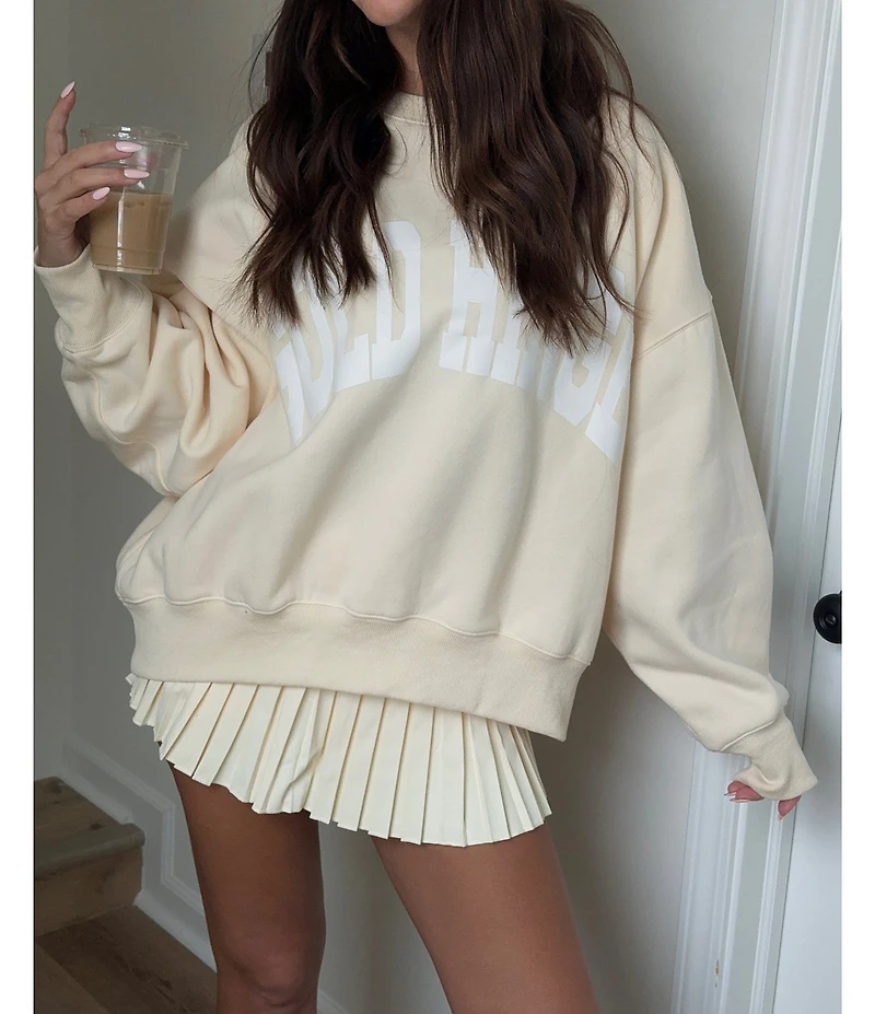 GOLD HINGE Pleated Tennis Mini Skirt