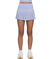 GOLD HINGE Pleated Tennis Mini Skirt