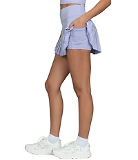 GOLD HINGE Pleated Tennis Mini Skirt