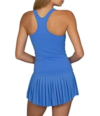 GOLD HINGE Pleated Tennis Mini Skirt
