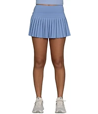 GOLD HINGE Pleated Tennis Mini Skirt