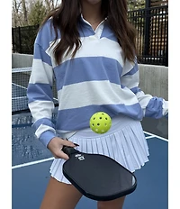 GOLD HINGE Pleated Tennis Mini Skirt