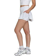 GOLD HINGE Pleated Tennis Mini Skirt