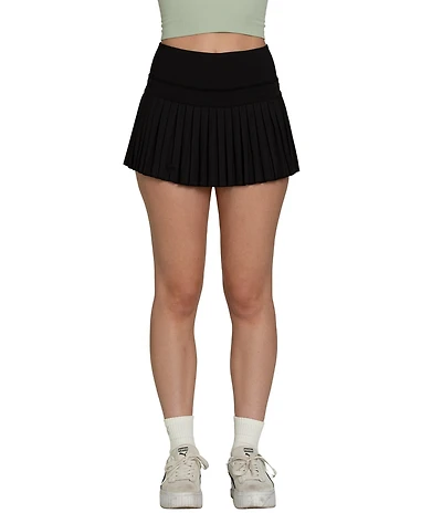 GOLD HINGE Pleated Tennis Mini Skirt
