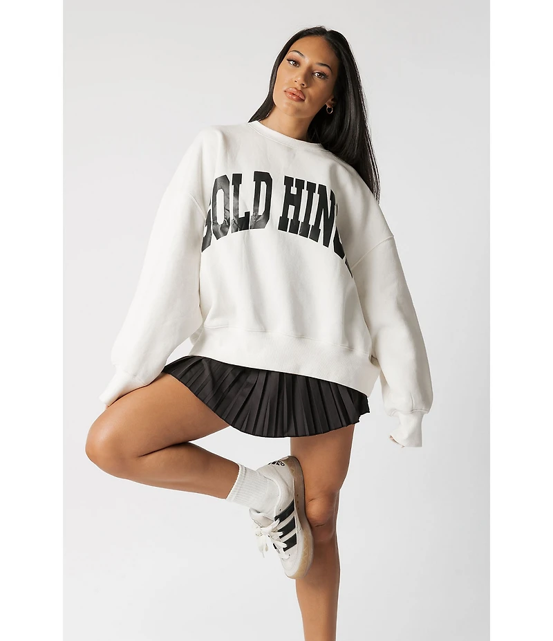 GOLD HINGE Pleated Tennis Mini Skirt