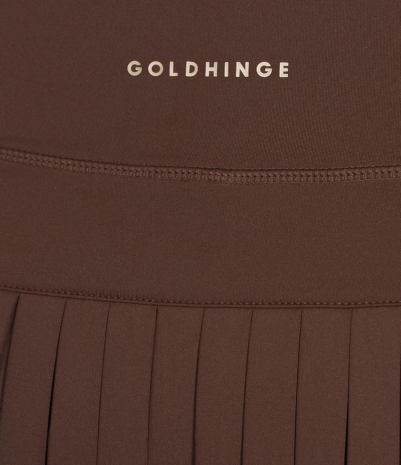 GOLD HINGE Pleated Tennis Mini Skirt