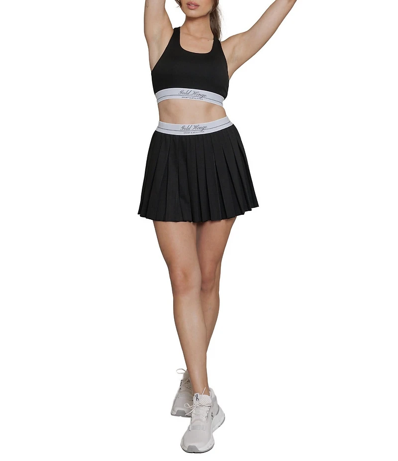 GOLD HINGE Sport Pleated Tennis Skirt