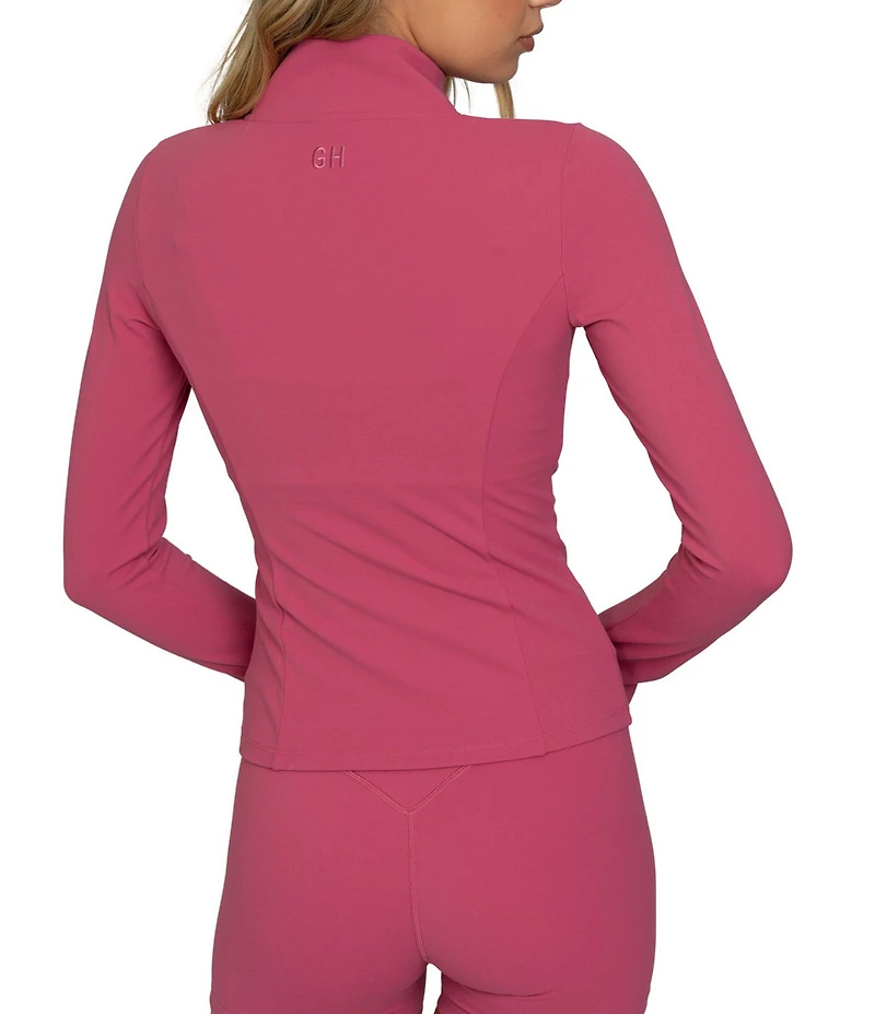 GOLD HINGE StrydeForm Collar Neck Long Sleeve Zip-Up Jacket