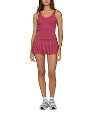 GOLD HINGE Sweetheart Neckline Scoop Back Lined Mid Length Bra