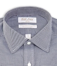 Gold Label Roundtree & Yorke Big & Tall Fitted Non-Iron Spread Collar Solid Dobby Dress Shirt