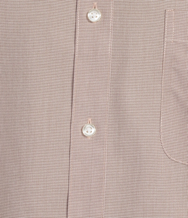 Gold Label Roundtree & Yorke Big & Tall Full Fit Non-Iron Short Sleeve Solid Dobby Sport Shirt