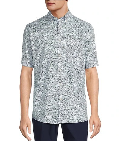 Gold Label Roundtree & Yorke Big & Tall Full Fit Non-Iron Short Sleeve Sport Shirt