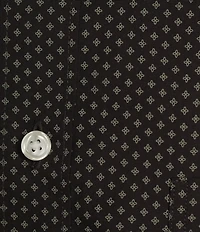 Gold Label Roundtree & Yorke Big & Tall Non-Iron Geometric Print Sport Shirt
