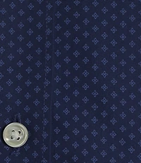 Gold Label Roundtree & Yorke Big & Tall Non-Iron Geometric Print Sport Shirt