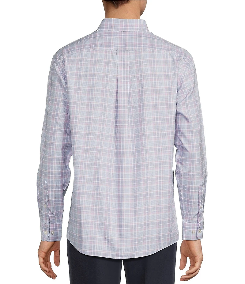 Gold Label Roundtree & Yorke Big & Tall Non-Iron Plaid Twill Sport Shirt