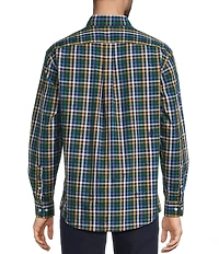 Gold Label Roundtree & Yorke Big & Tall Non-Iron Long Sleeve Pop Check Sport Shirt