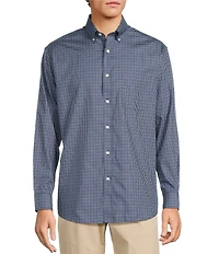 Gold Label Roundtree & Yorke Big & Tall Non-Iron Long Sleeve Small Check Sport Shirt