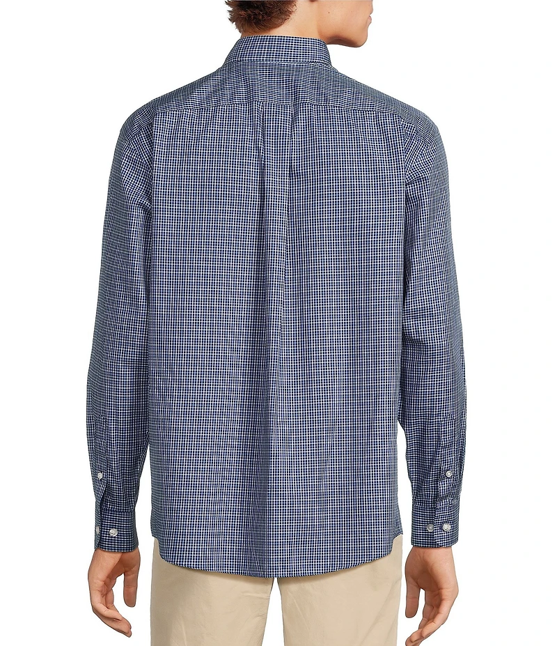 Gold Label Roundtree & Yorke Big & Tall Non-Iron Long Sleeve Small Check Sport Shirt