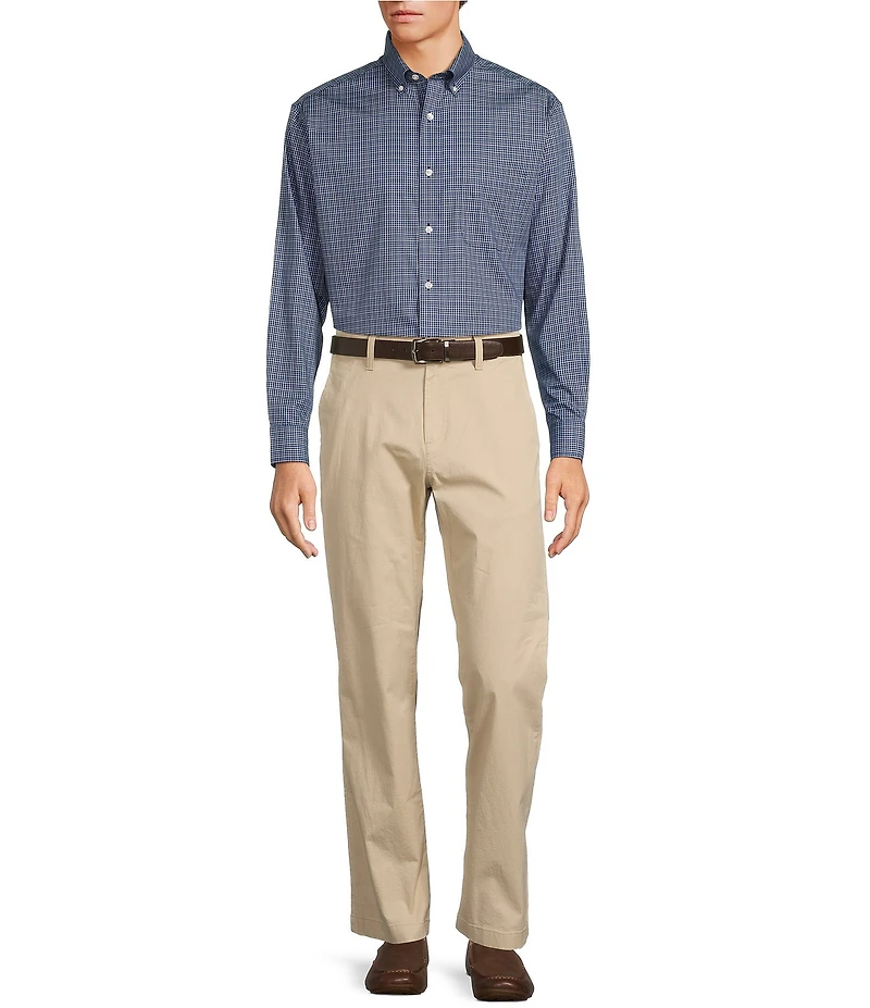 Gold Label Roundtree & Yorke Big & Tall Non-Iron Long Sleeve Small Check Sport Shirt