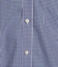 Gold Label Roundtree & Yorke Big & Tall Non-Iron Long Sleeve Small Checked Print Sport Shirt