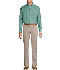 Gold Label Roundtree & Yorke Big & Tall Non-Iron Long Sleeve Solid Sport Shirt