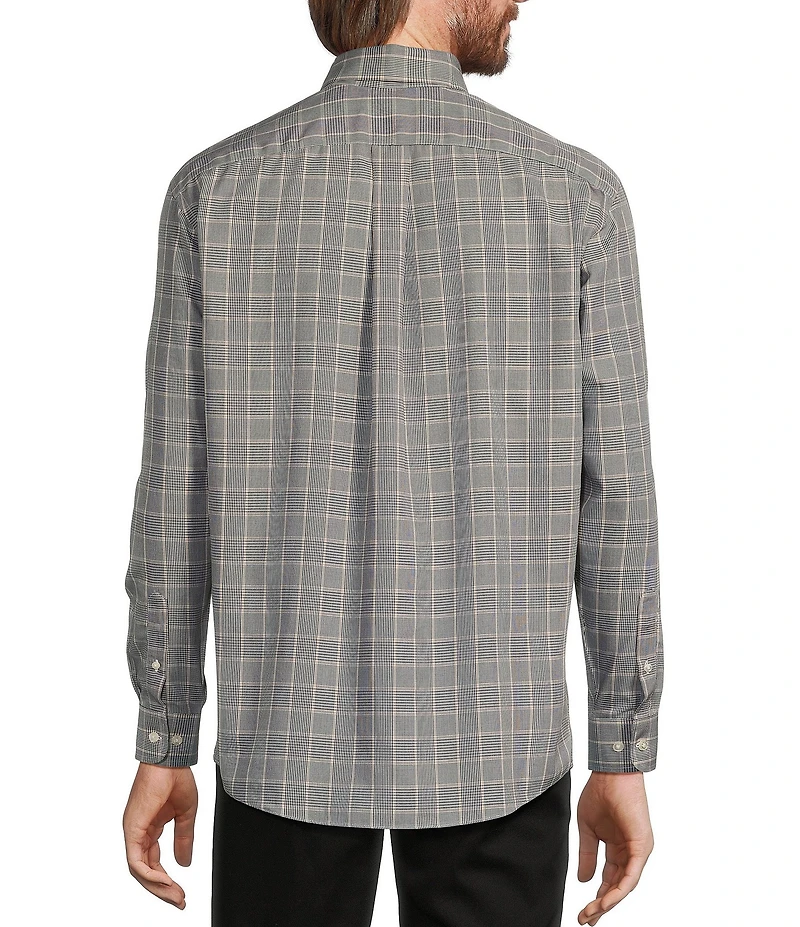 Gold Label Roundtree & Yorke Big & Tall Non-Iron Plaid Sport Shirt