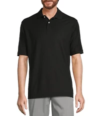 Gold Label Roundtree & Yorke Big & Tall Non-Iron Short Sleeve Solid Pique Polo Shirt