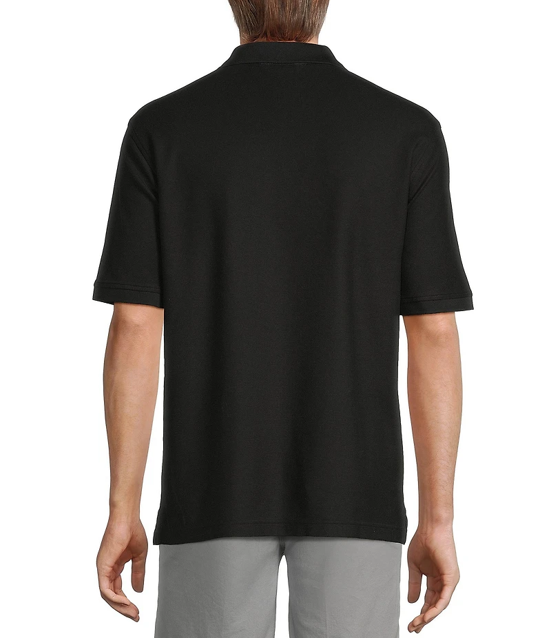 Gold Label Roundtree & Yorke Big & Tall Non-Iron Short Sleeve Solid Pique Polo Shirt