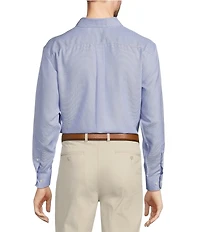 Gold Label Roundtree & Yorke Big & Tall Non-Iron Button-Down Collar Solid Dobby Sport Shirt